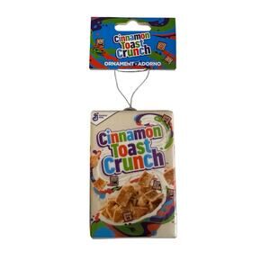 Cinnamon Toast Crunch Decoupage Holiday Christmas Ornament by Ruz New